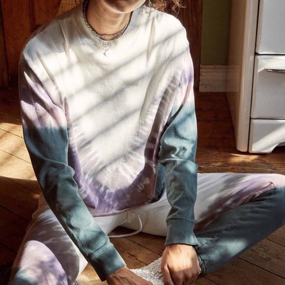 DAYDREAMER DUSTY ROSE TIE DYE LONG SLEEVE - Picture 3 of 6